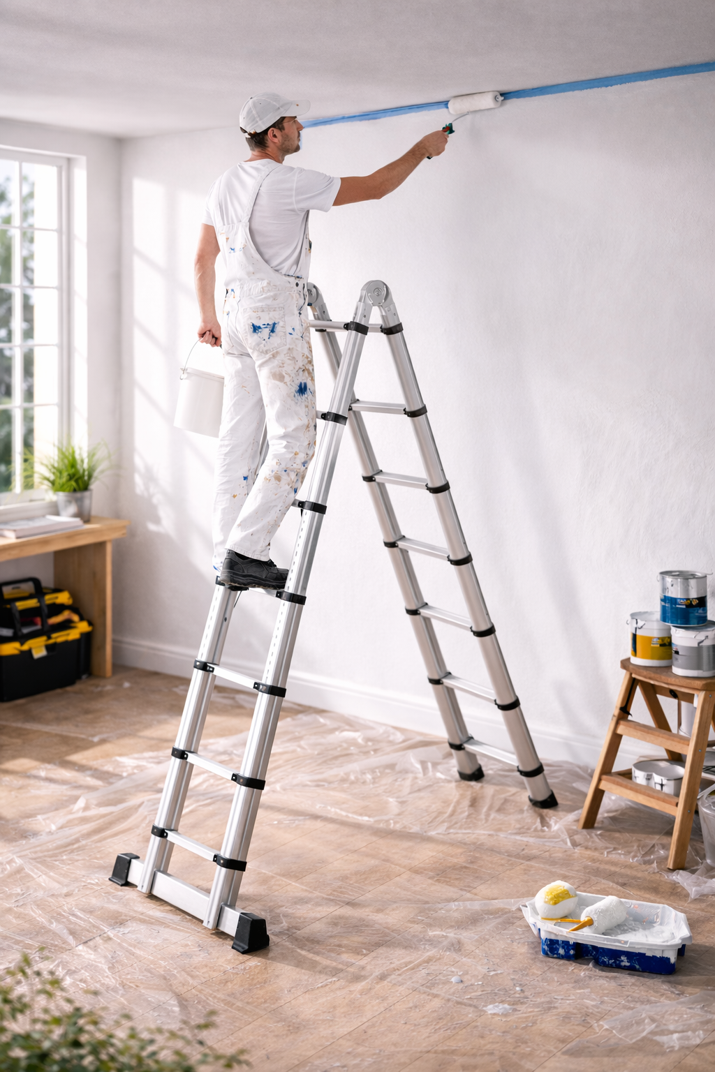 Pro 380 Multifonction Echelle Telescopique 4-en-1