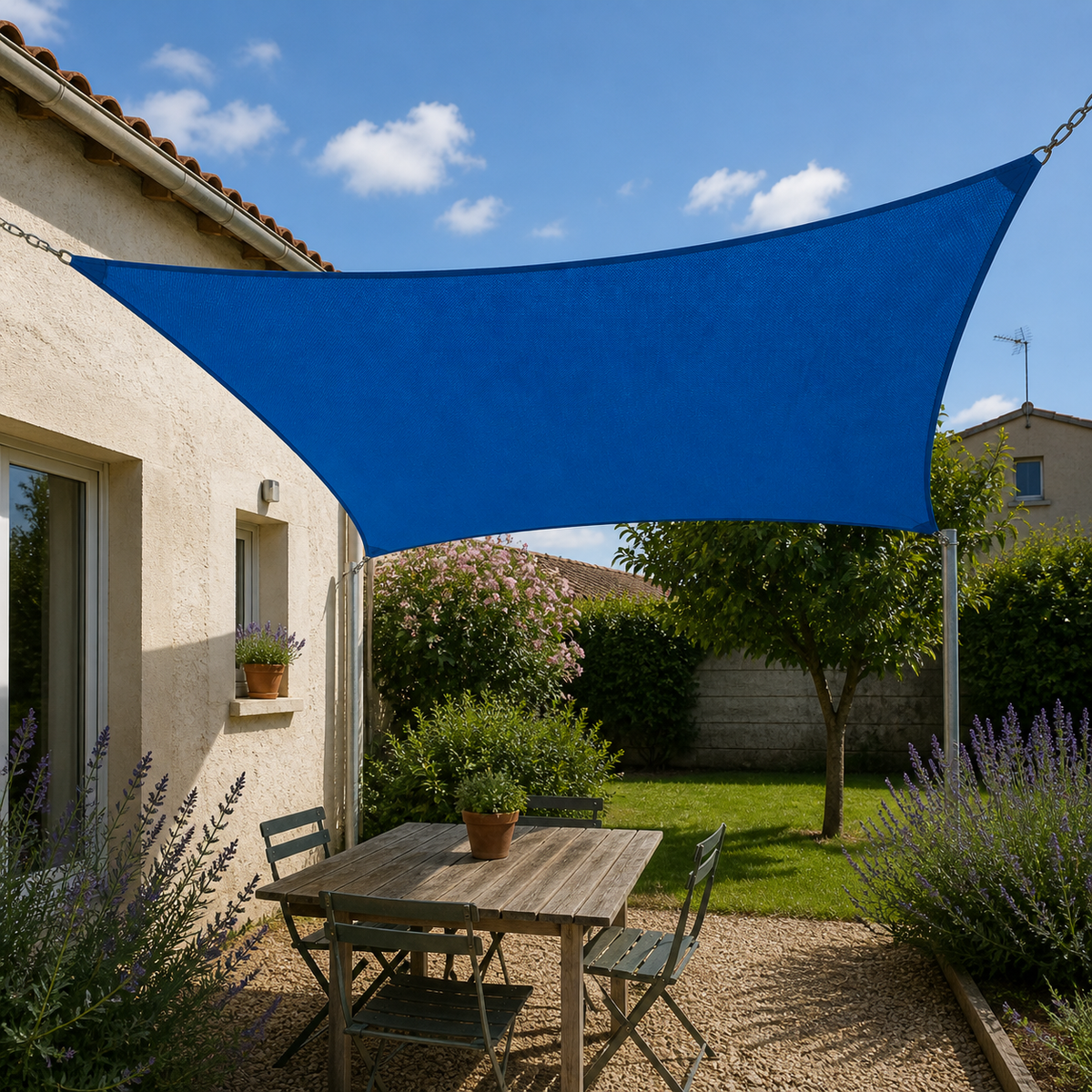 Shade Sail – Heavy Duty HDPE UV & Wind Protection Outdoor Sun Shade