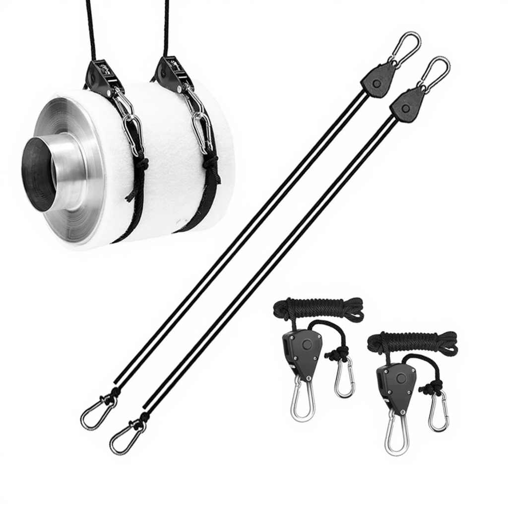 Camouflage Net Tensioners – Adjustable Outdoor Tension Cables 2/4/8 Pack