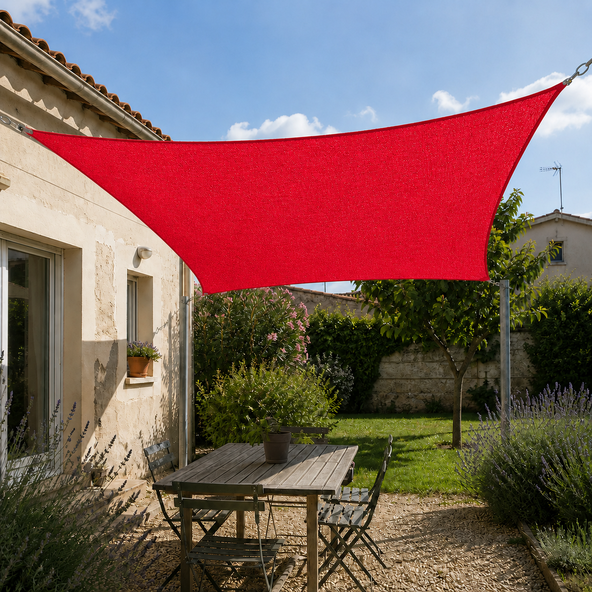 Shade Sail – Heavy Duty HDPE UV & Wind Protection Outdoor Sun Shade