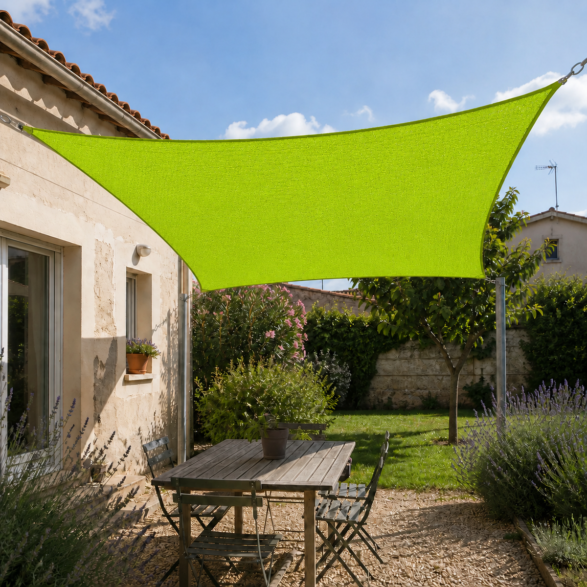 Shade Sail – Heavy Duty HDPE UV & Wind Protection Outdoor Sun Shade