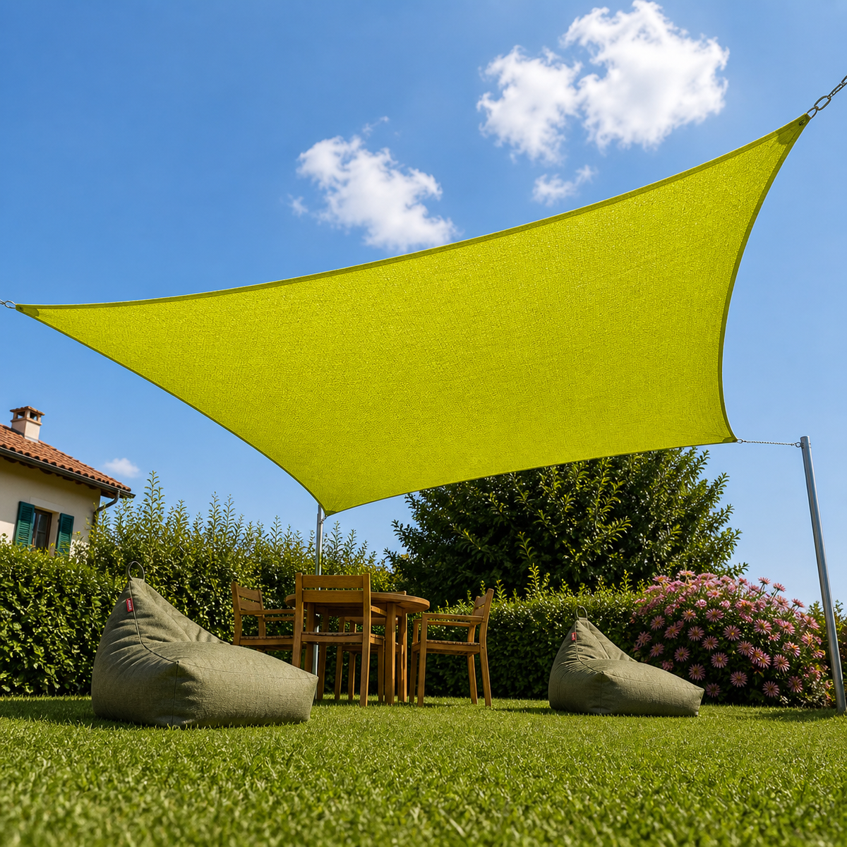 Shade Sail Rectangle – Breathable HDPE UV Protection Outdoor Sun Shade