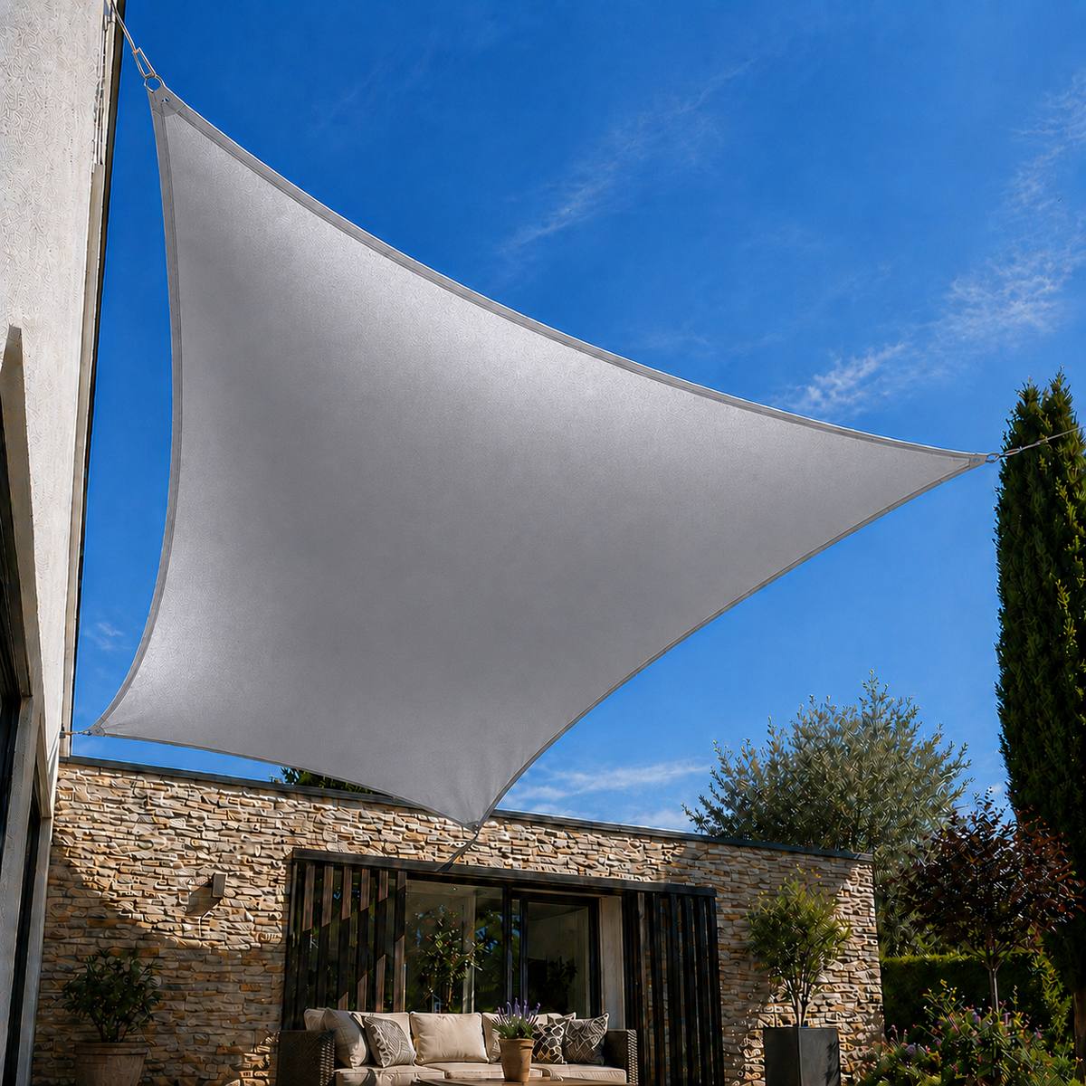 Shade Sail Large – Oxford Polyester UV Protection Outdoor Sun Shade