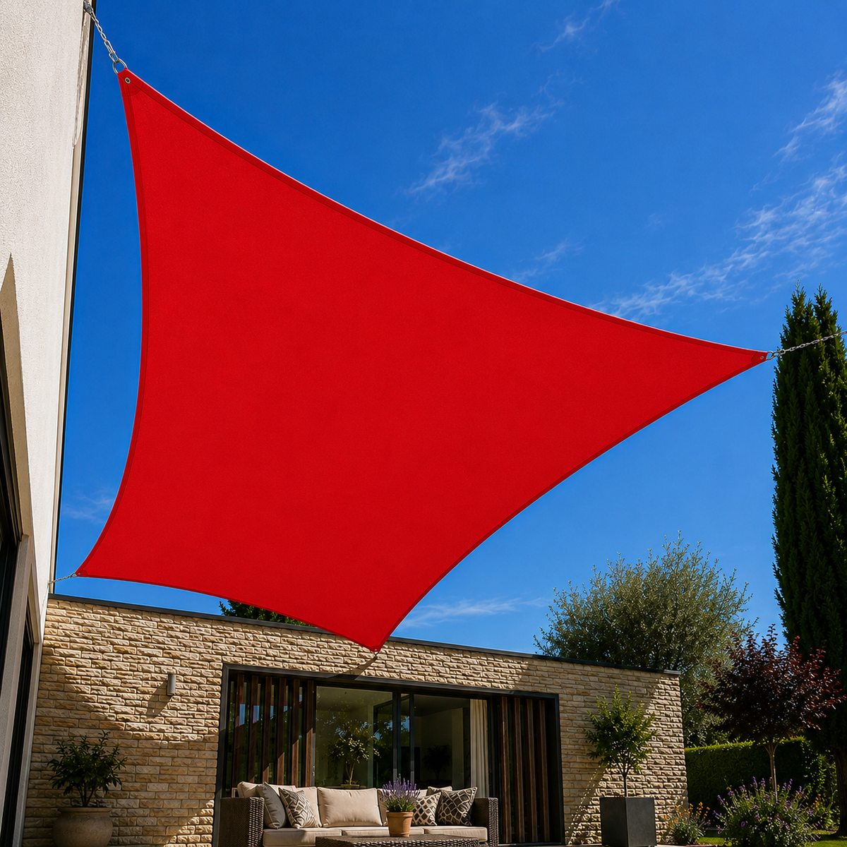 Shade Sail Large – Oxford Polyester UV Protection Outdoor Sun Shade