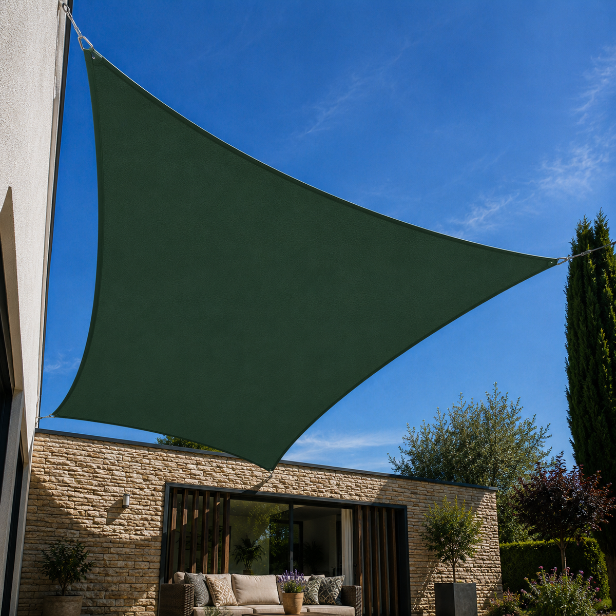 Shade Sail Large – Oxford Polyester UV Protection Outdoor Sun Shade