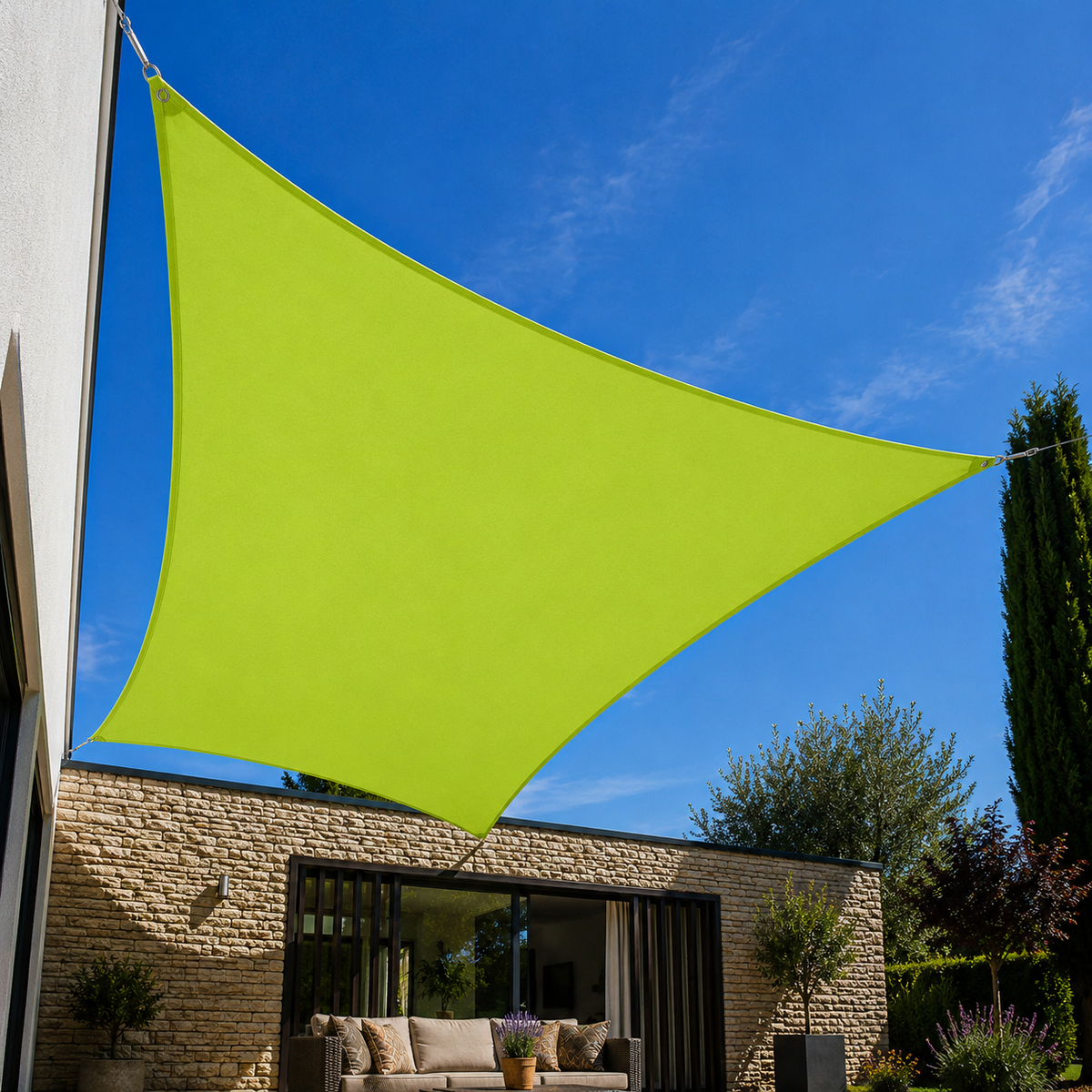 Shade Sail Large – Oxford Polyester UV Protection Outdoor Sun Shade