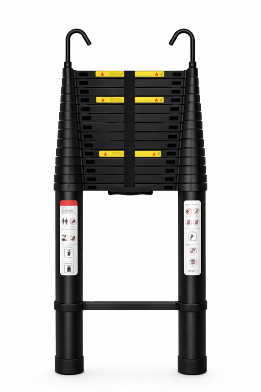 Pro 380 Black  Echelle Telescopique 3,8 m Noire