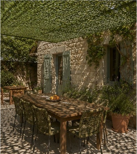 Shade Sail – Green Camouflage Netting | Reinforced Ripstop Outdoor Shade