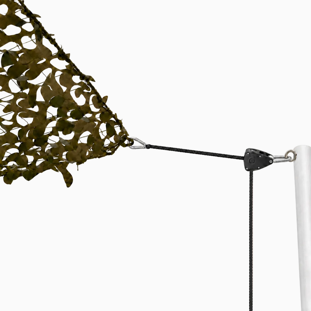 Shade Sail Tensioner Kit x4 – Adjustable Outdoor Rope with Snap Hooks